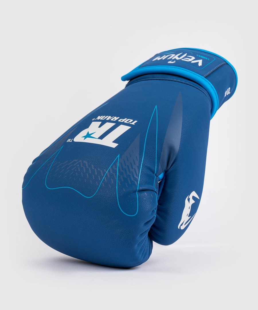 luvas de boxe venum x top rank original impact - azul marinho