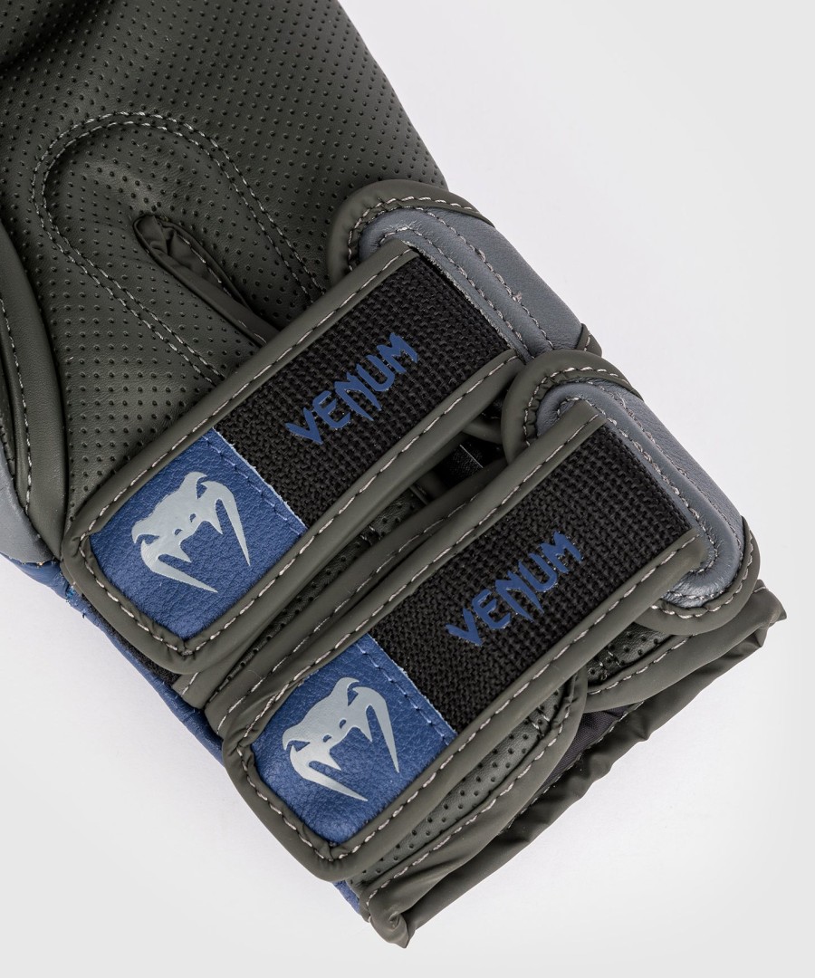 luvas de boxe venum reverso - cinza tempestadeazul royal