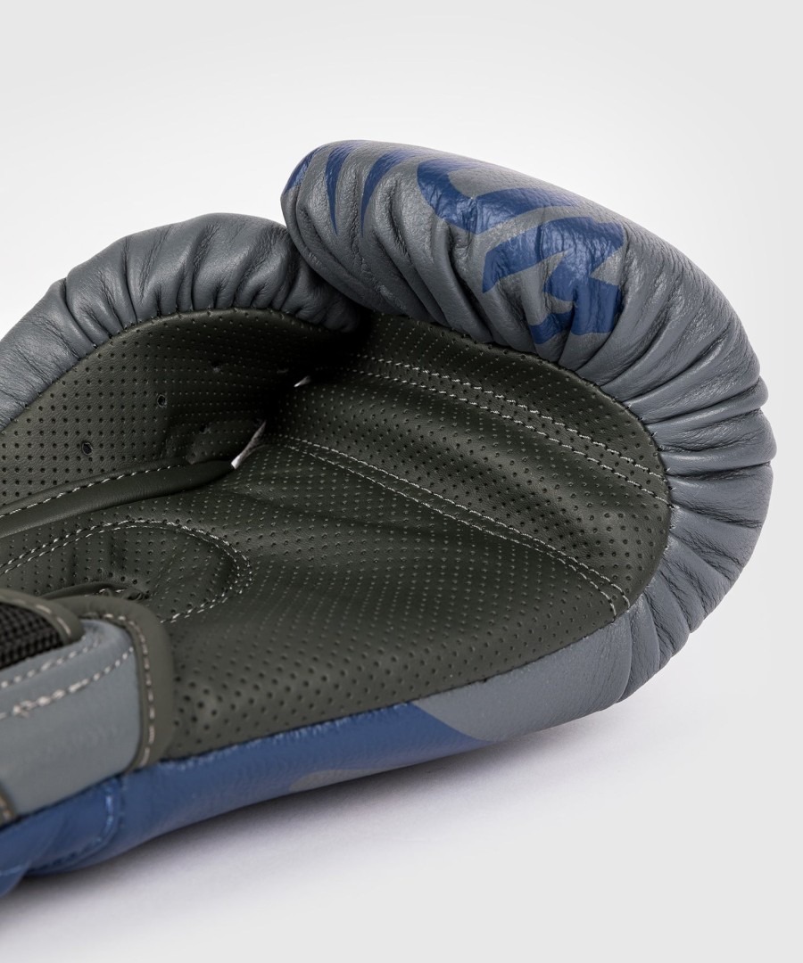luvas de boxe venum reverso - cinza tempestadeazul royal