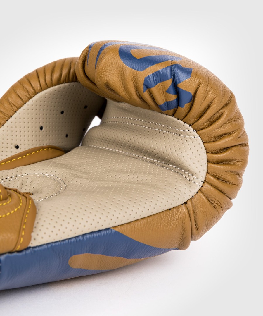 luvas de boxe venum reverso - camelo azul royal