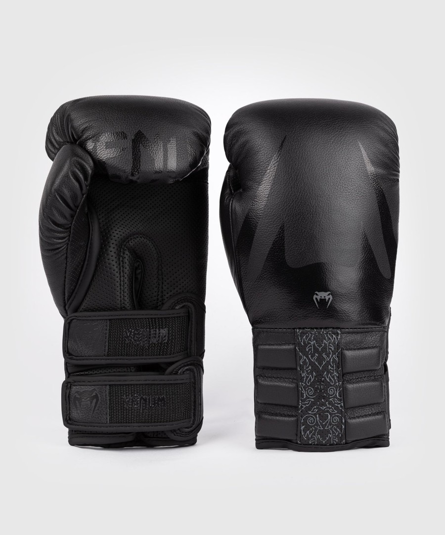 luvas de boxe venum reverso - preto preto