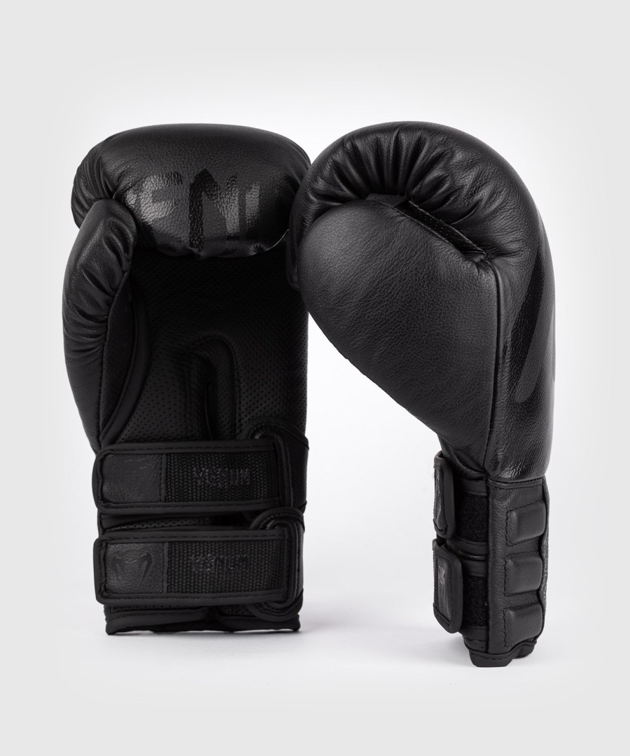 luvas de boxe venum reverso - preto preto