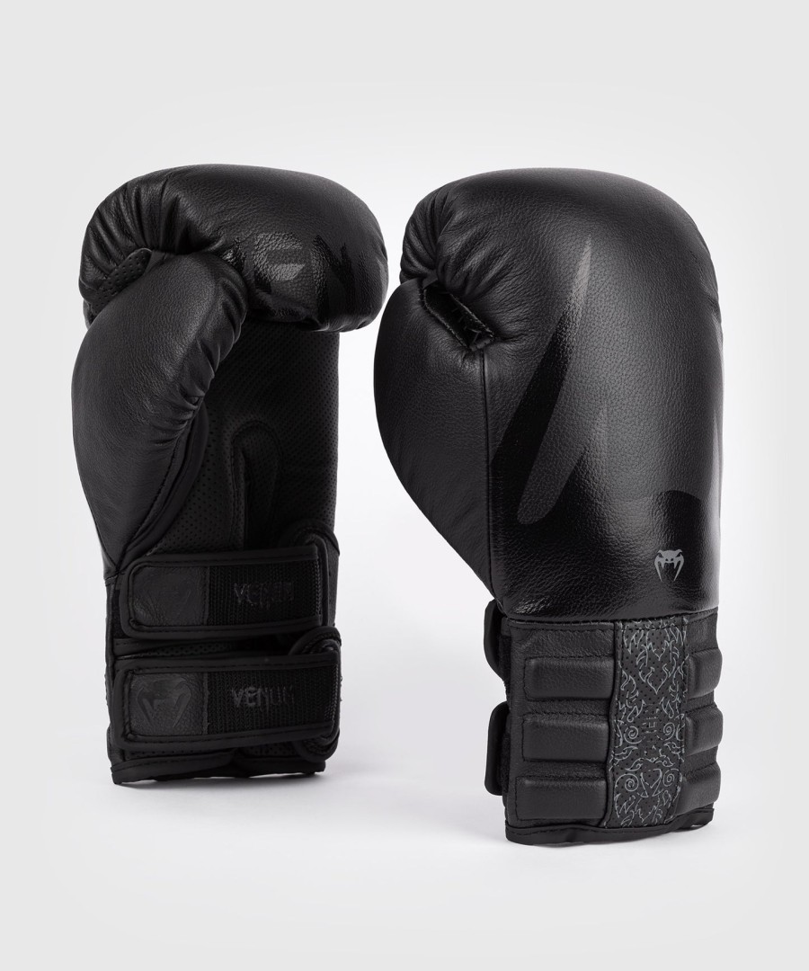 luvas de boxe venum reverso - preto preto