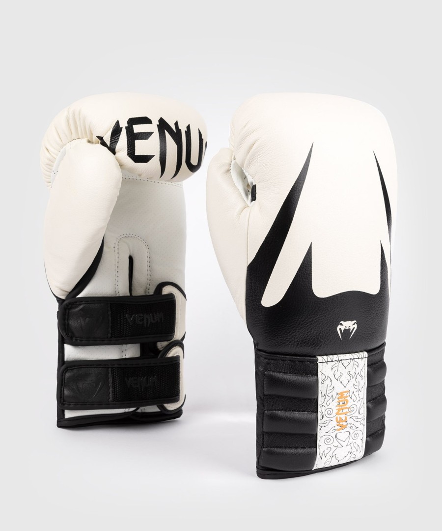 luvas de boxe venum reverso - branco neve preto