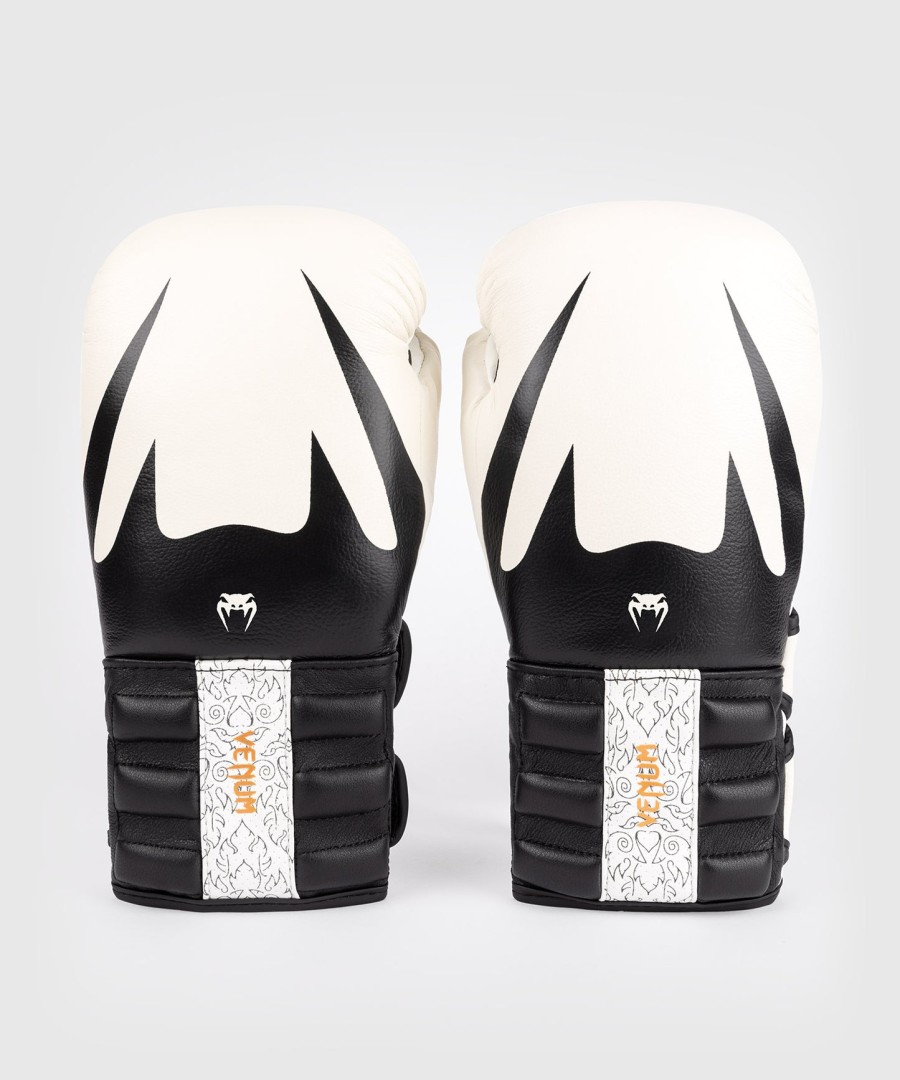 luvas de boxe venum reverso - branco neve preto