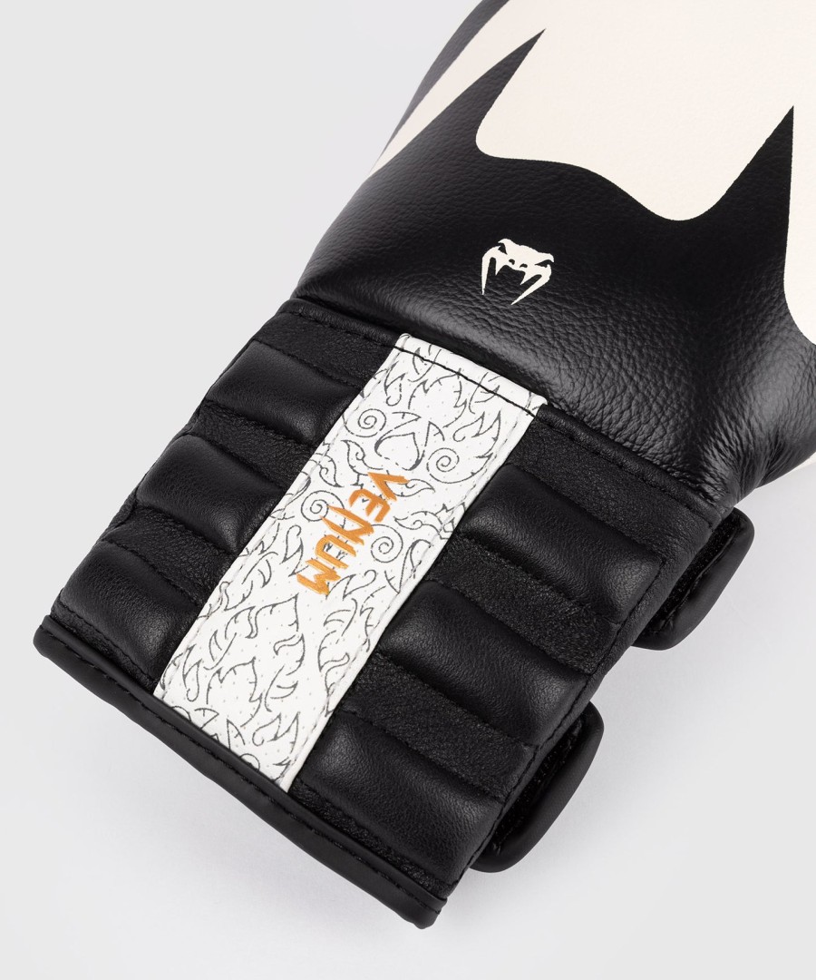 luvas de boxe venum reverso - branco neve preto