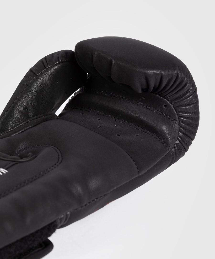 luvas de boxe venum tactical xt - pretovermelho fogo