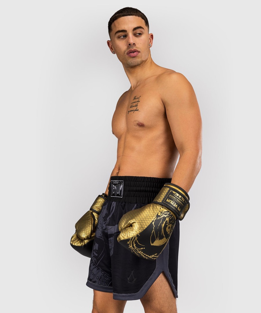 luvas de boxe venum x assassins creed shadows - pretodourado