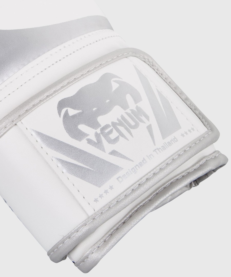 luvas de boxe venum challenger 2.0 - brancoprateado