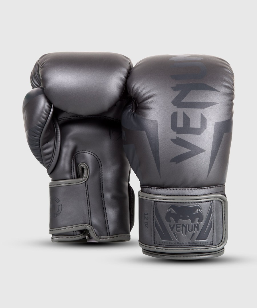 luvas de boxe venum elite - cinzacinza