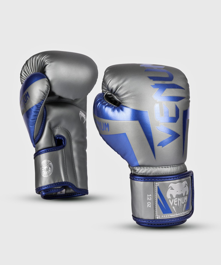 luvas de boxe venum elite - cinza - edição especial