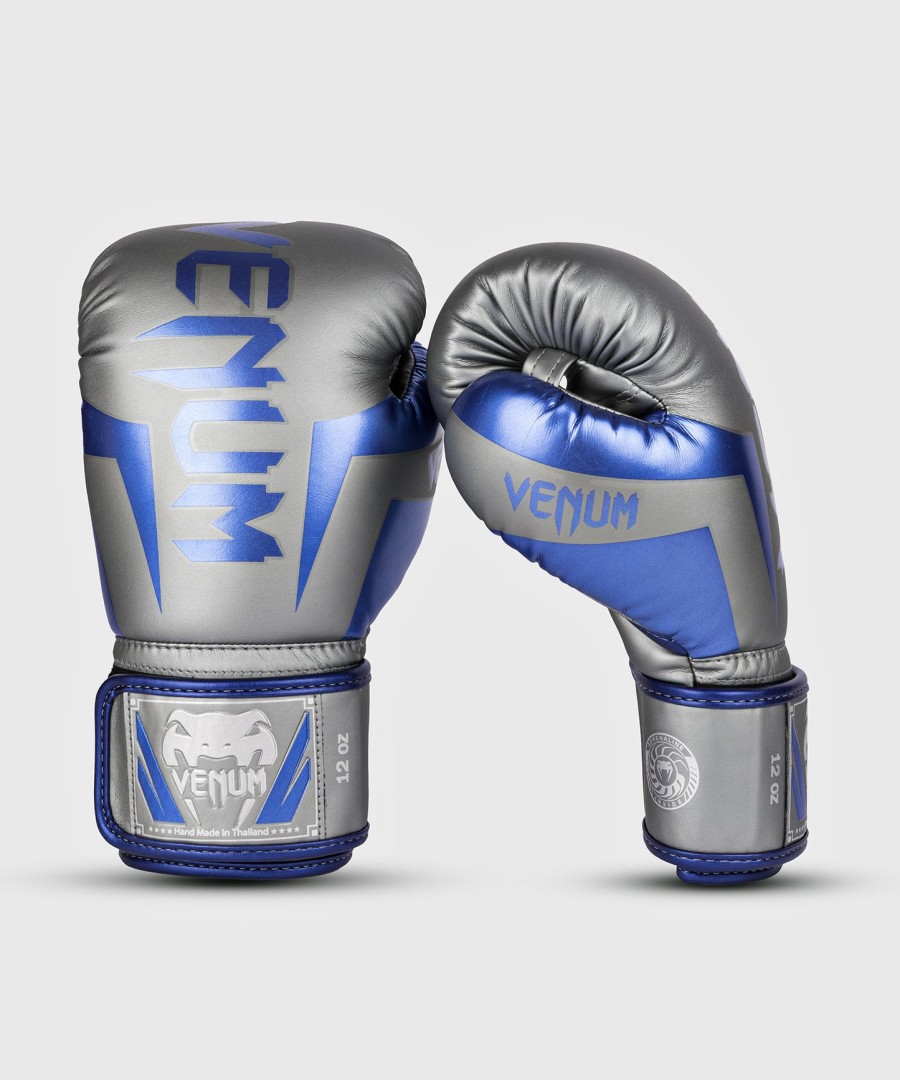 luvas de boxe venum elite - cinza - edição especial