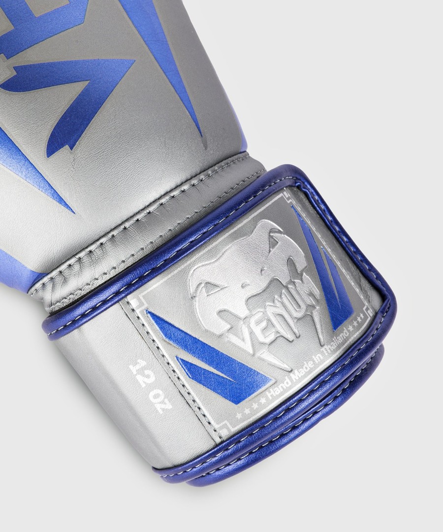 luvas de boxe venum elite - cinza - edição especial