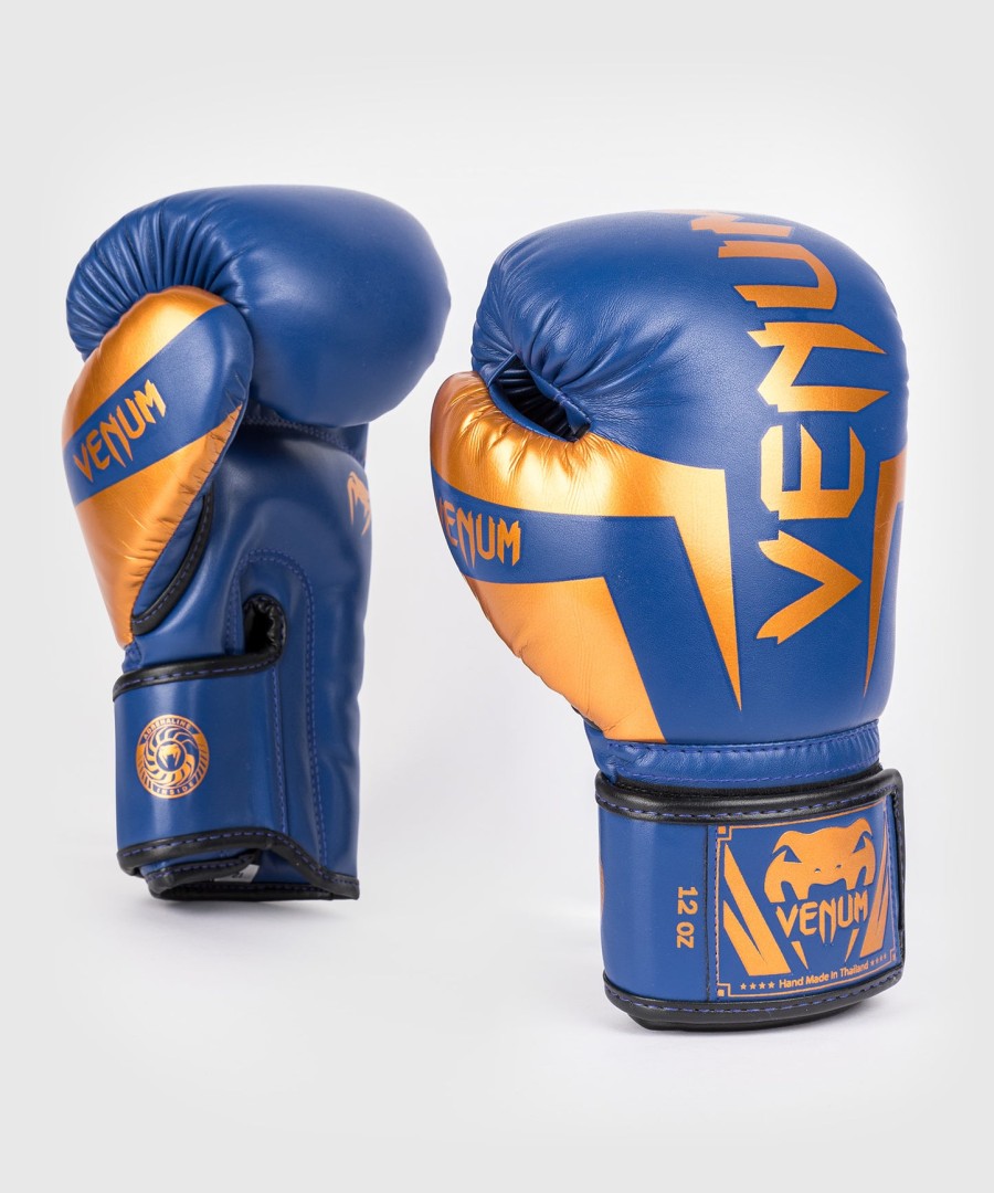 luvas de boxe venum elite - azul royal - edição especial
