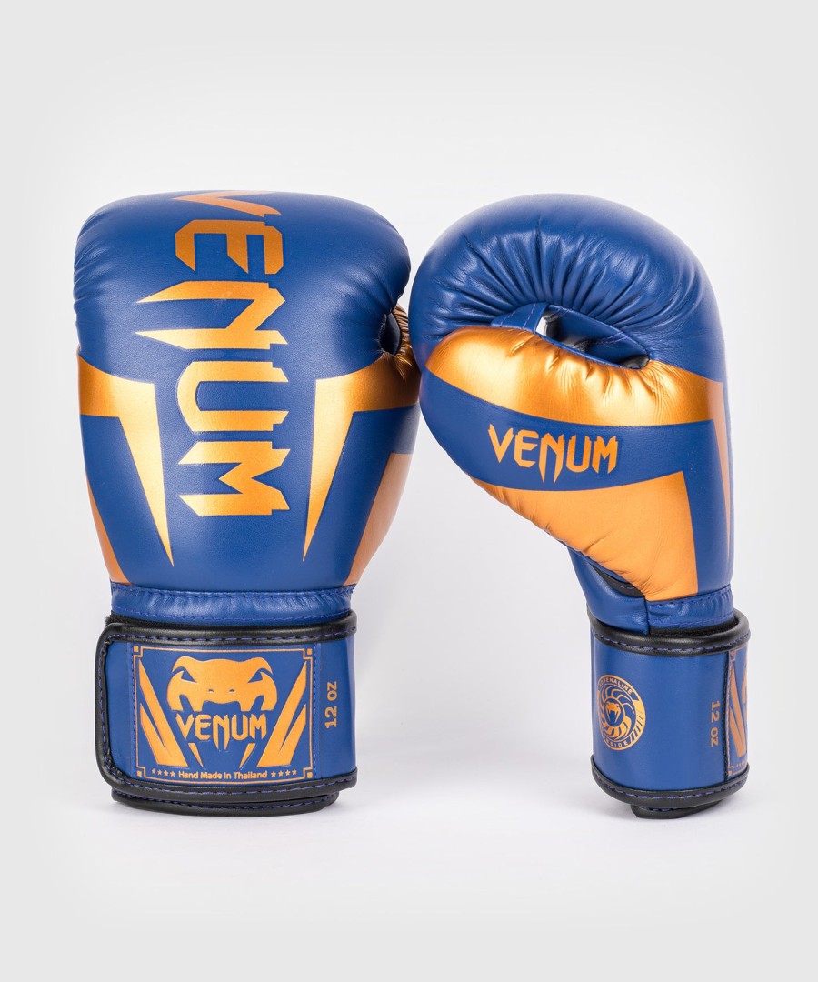 luvas de boxe venum elite - azul royal - edição especial