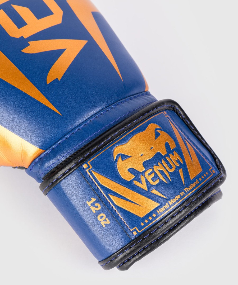luvas de boxe venum elite - azul royal - edição especial