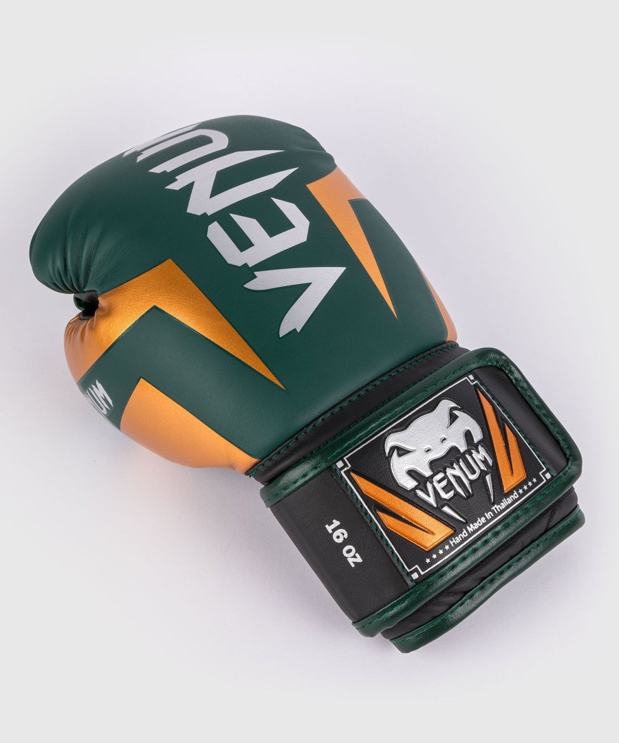 luvas de boxe venum elite - verdebronzeprateado