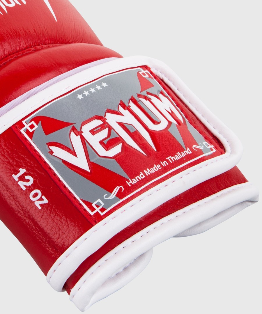 luvas de boxe venum giant 3.0 - couro nappa - vermelhas