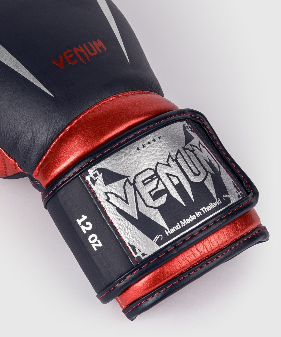 luvas de boxe venum giant 3.0 - azul marinhovermelho - edição especial