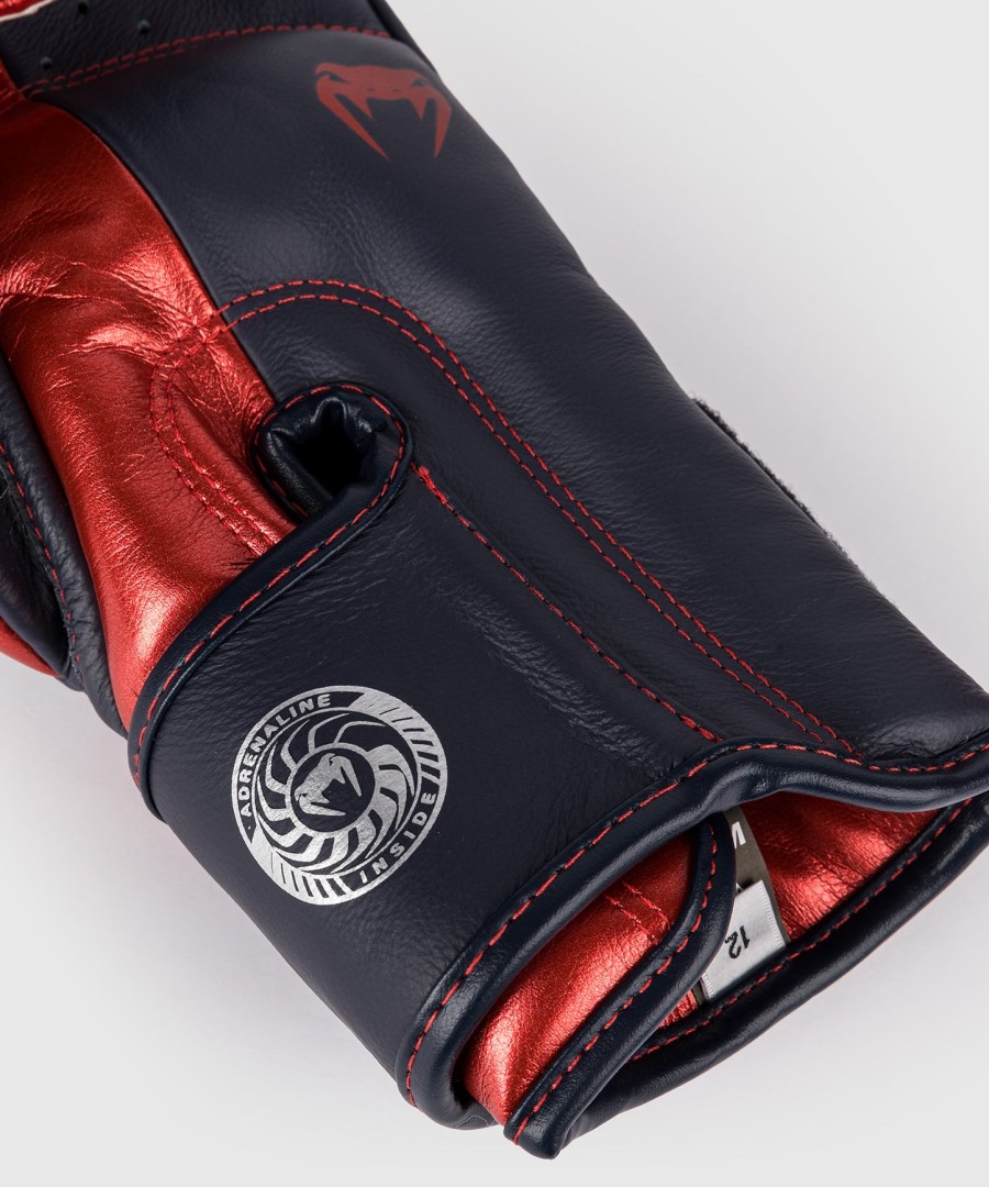 luvas de boxe venum giant 3.0 - azul marinhovermelho - edição especial