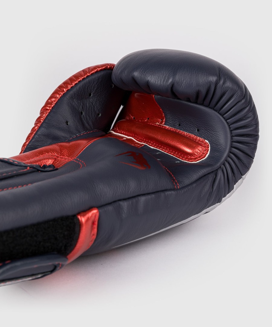 luvas de boxe venum giant 3.0 - azul marinhovermelho - edição especial