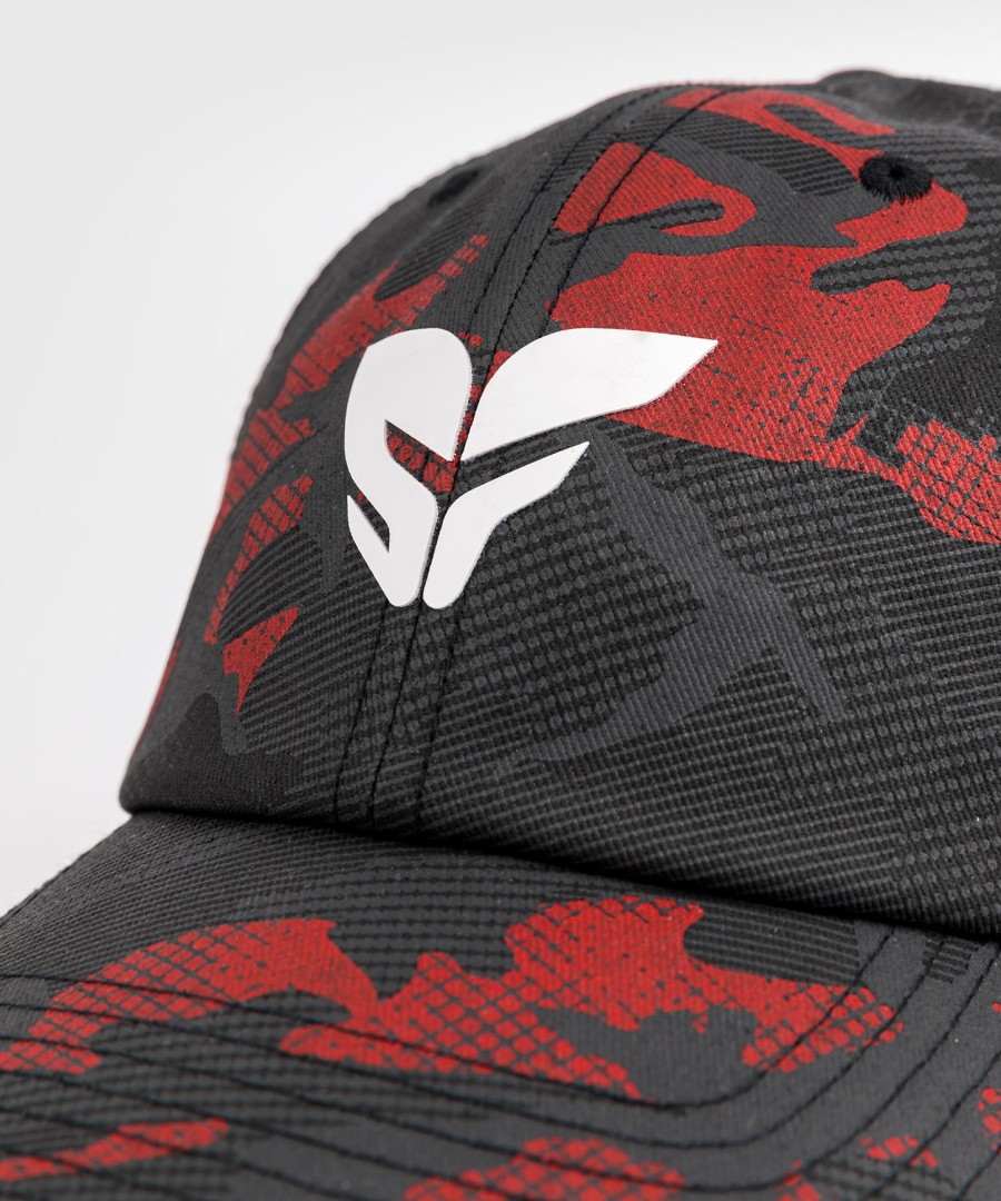 boné esportivo venum x sophia rose - camuflagem vermelha urbana