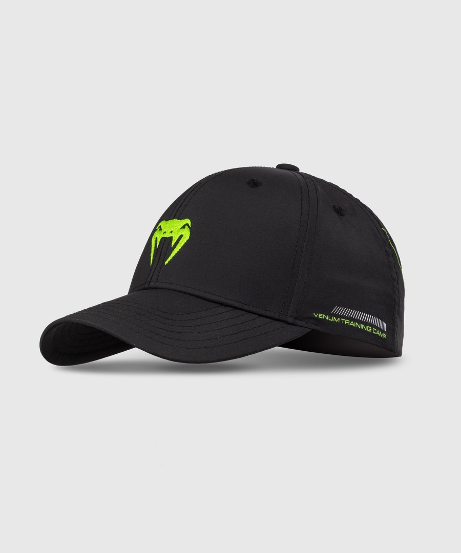 boné venum training camp 4.0 - pretoverde neon
