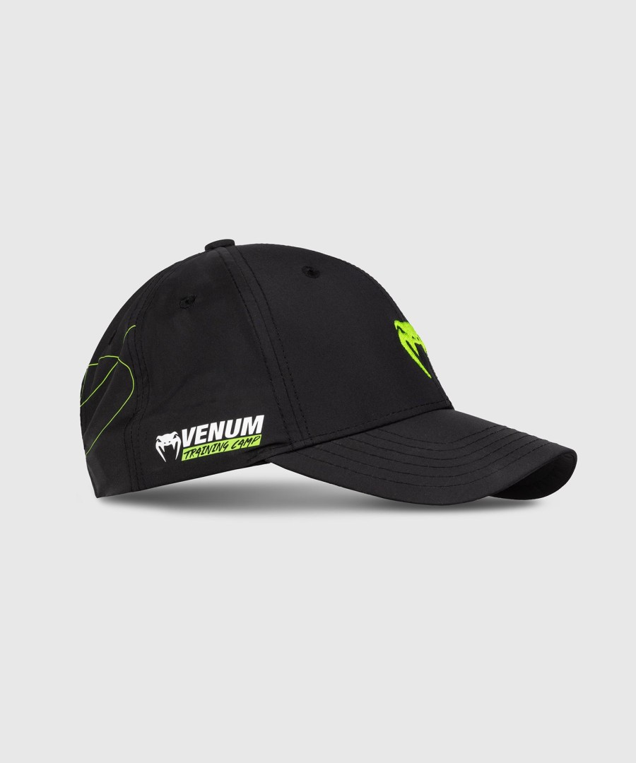 boné venum training camp 4.0 - pretoverde neon