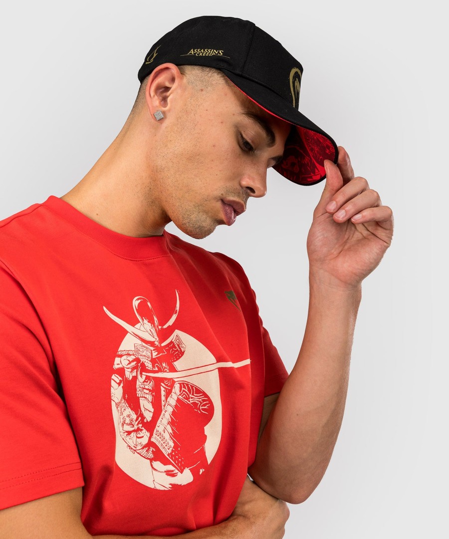 venum x assassins creed shadows boné - preto