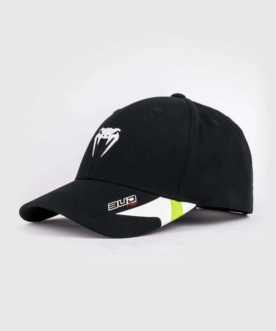 boné venum x bud racing - pretobrancoverde limão