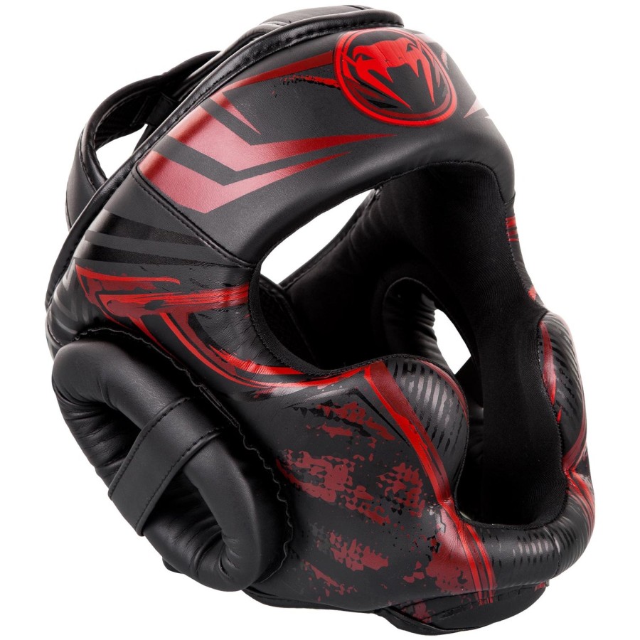 capacete venum gladiator 3.0 - pretovermelho