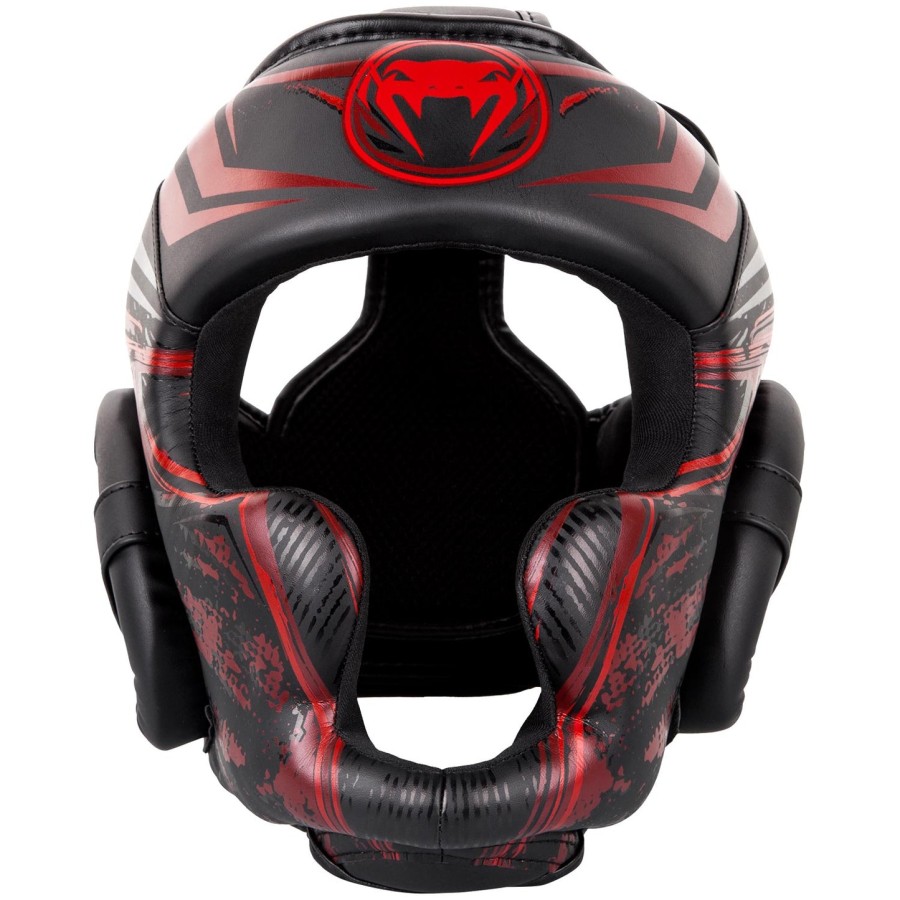 capacete venum gladiator 3.0 - pretovermelho