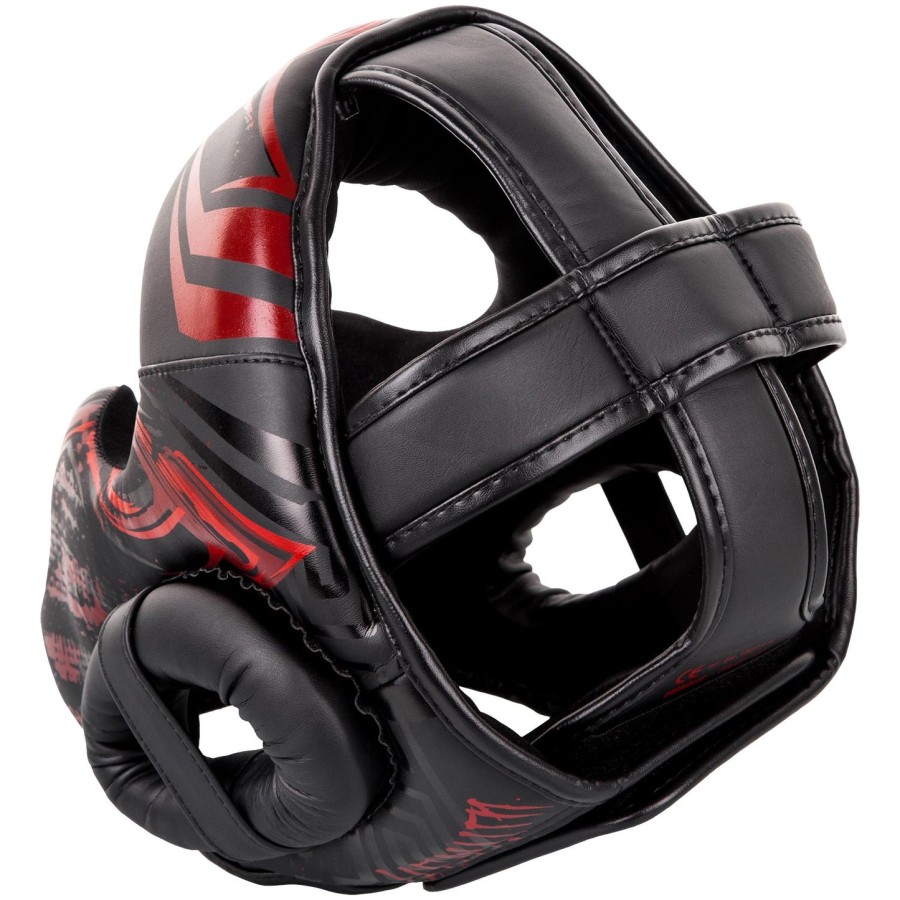 capacete venum gladiator 3.0 - pretovermelho