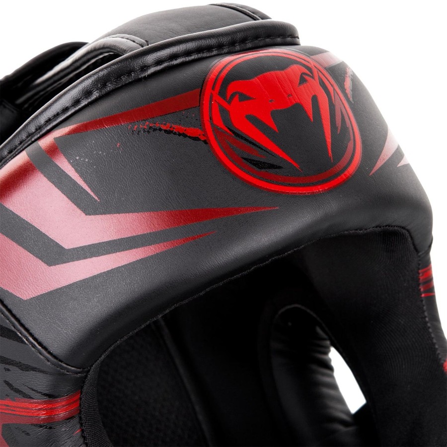 capacete venum gladiator 3.0 - pretovermelho