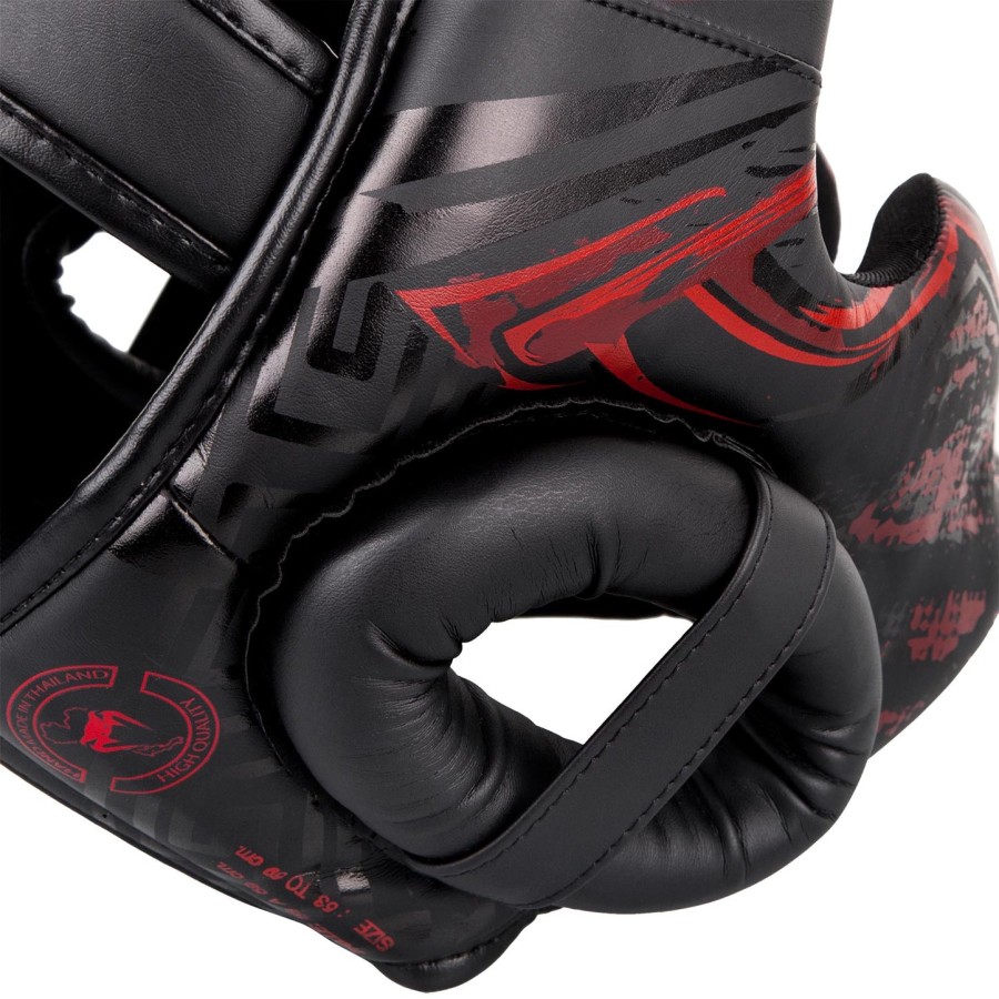 capacete venum gladiator 3.0 - pretovermelho