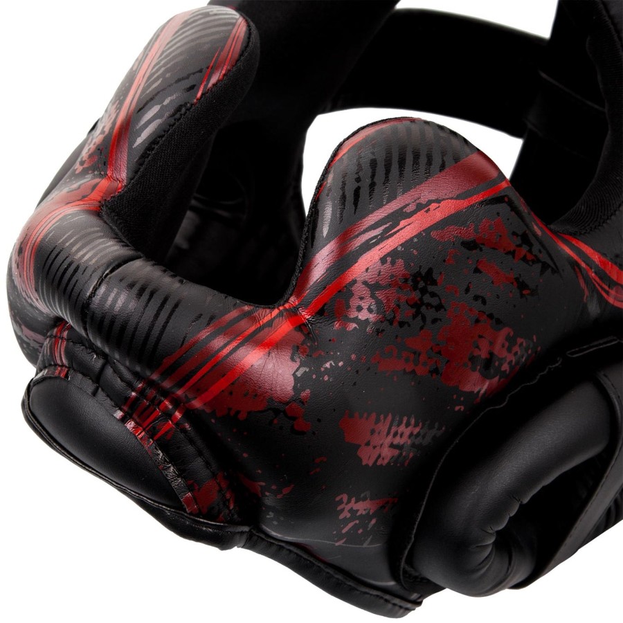 capacete venum gladiator 3.0 - pretovermelho