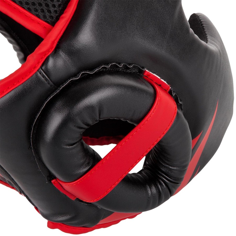 capacete venum challenger 2.0 - pretovermelho