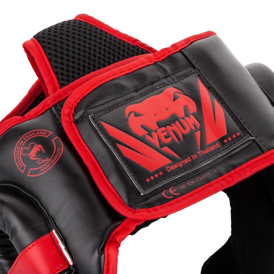 capacete venum challenger 2.0 - pretovermelho