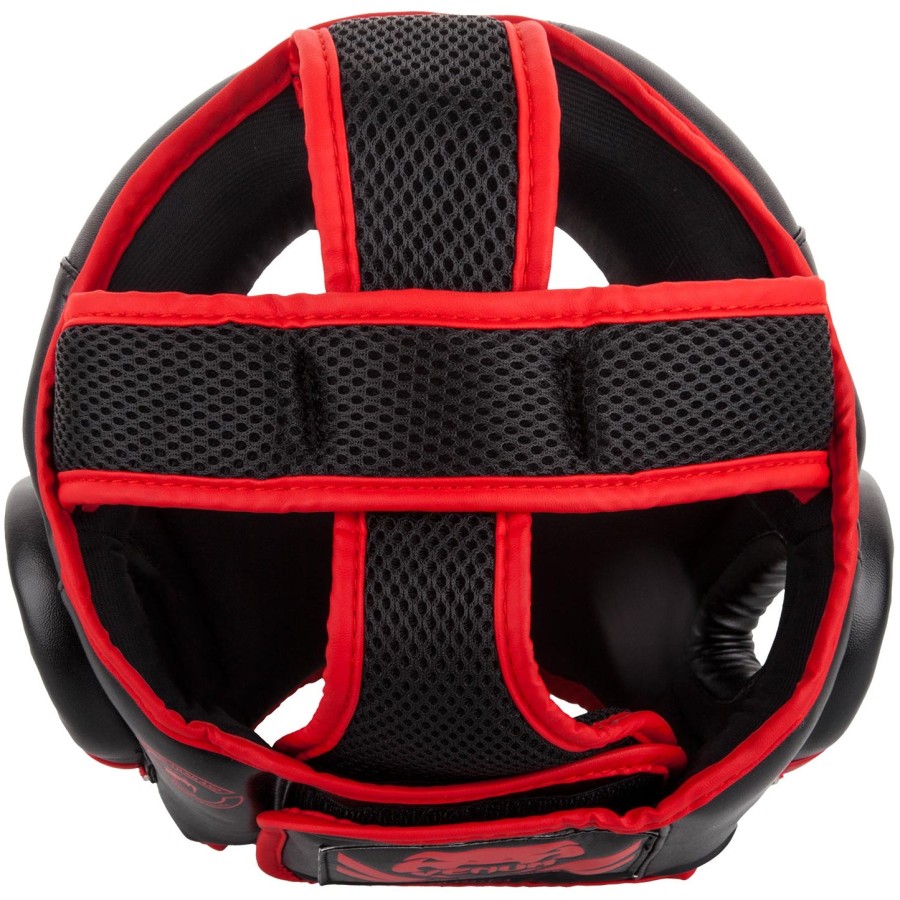 capacete venum challenger 2.0 - pretovermelho