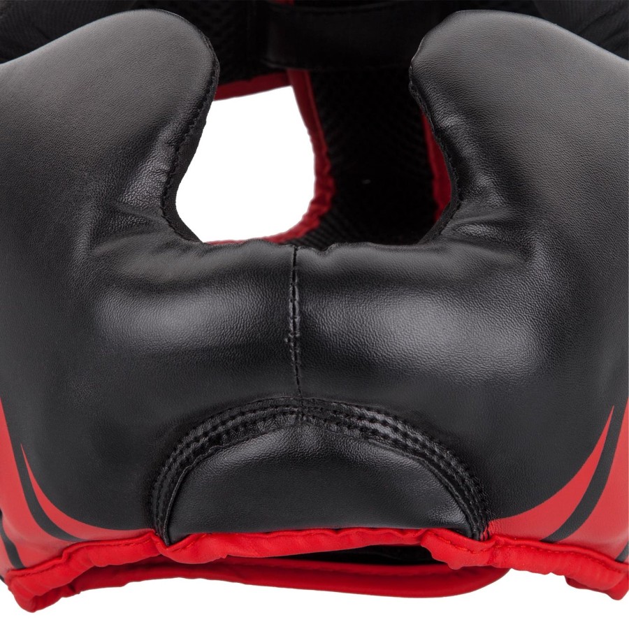 capacete venum challenger 2.0 - pretovermelho