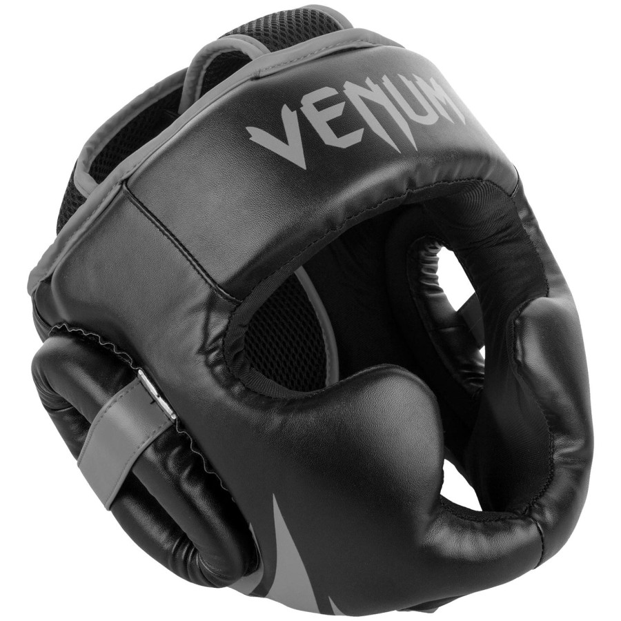 capacete venum challenger 2.0 - pretocinza