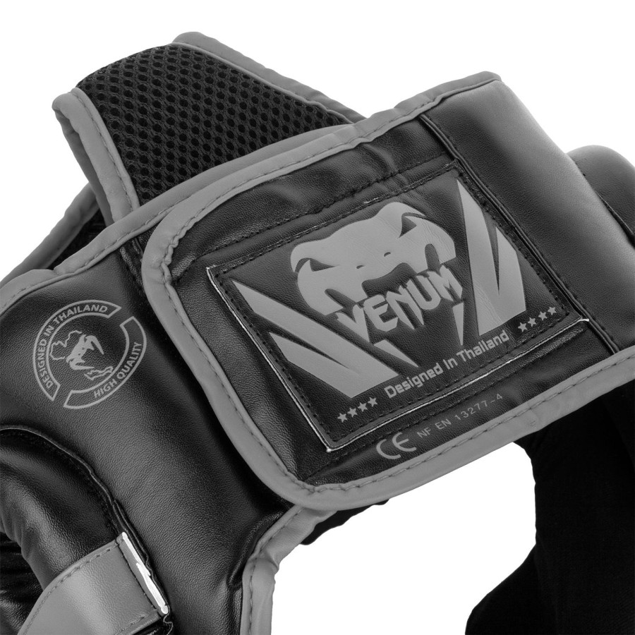 capacete venum challenger 2.0 - pretocinza