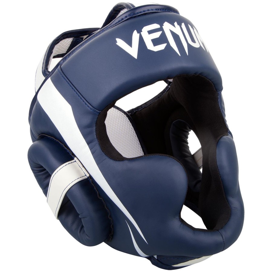 capacete venum elite - brancoazul marinho