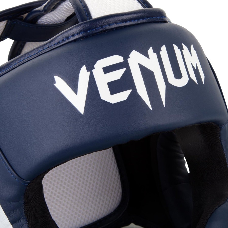 capacete venum elite - brancoazul marinho