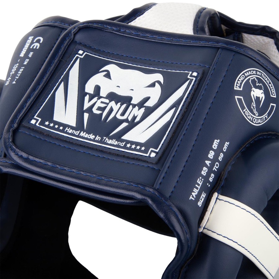 capacete venum elite - brancoazul marinho