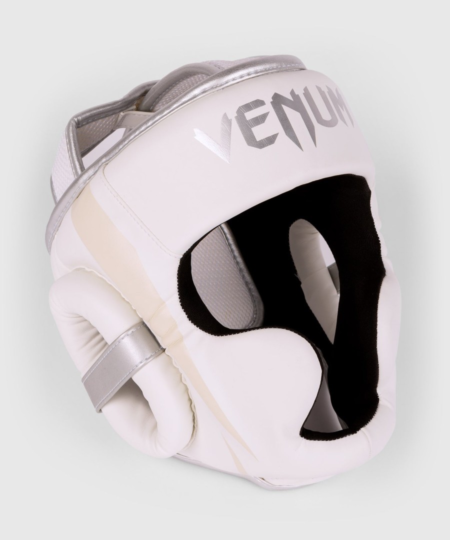 capacete venum elite - brancoprateado-rosa
