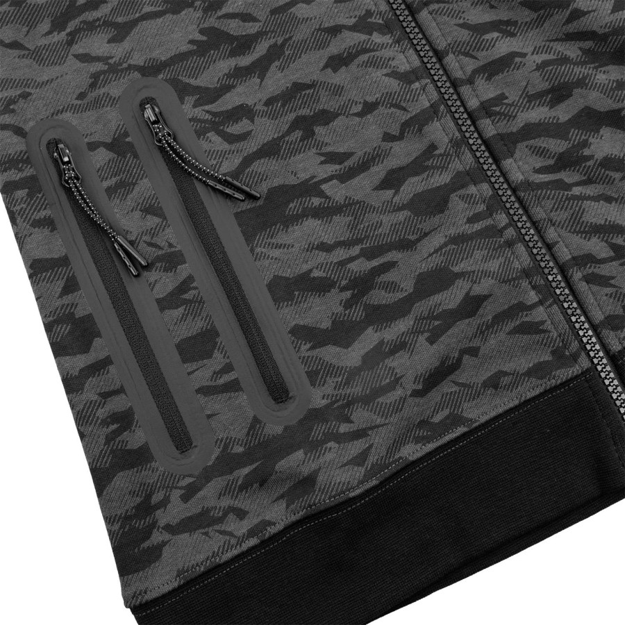 moletom com capuz venum laser - feminino - camuflagem escura - exclusivo