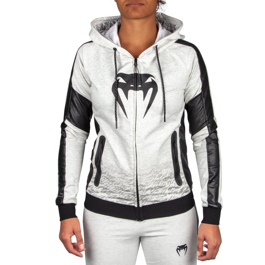 moletom com capuz venum camoline 2.0 - branco - feminino - exclusivo
