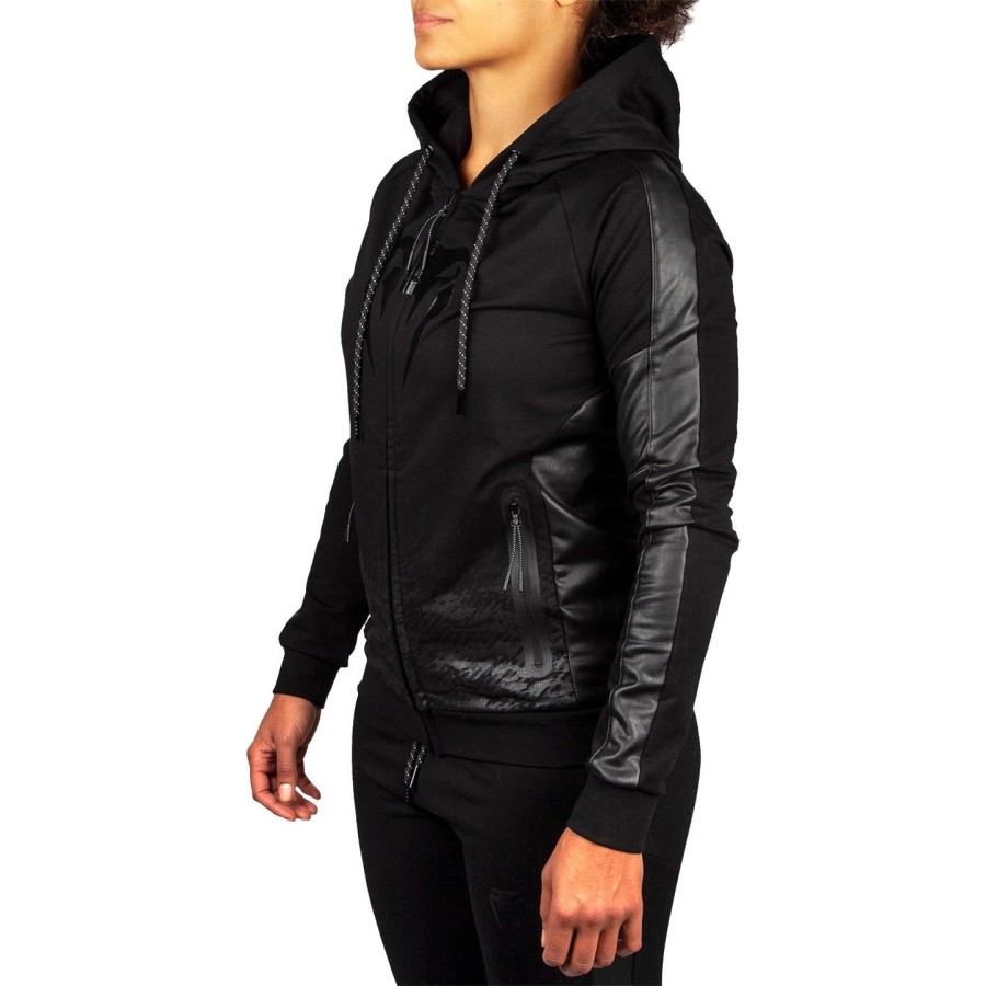 moletom com capuz venum camoline 2.0 - pretopreto - feminino - exclusivo