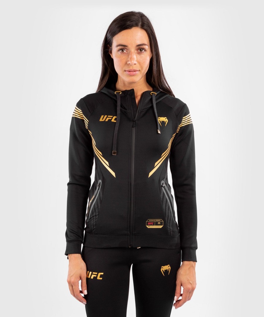 moletom com capuz ufc venum authentic fight night feminino walkout - champion
